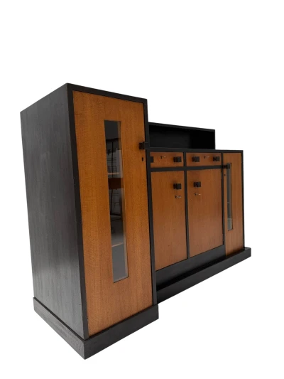 Oak Modernist Art Deco Sideboard or Credenza by Cor Alons, 1927